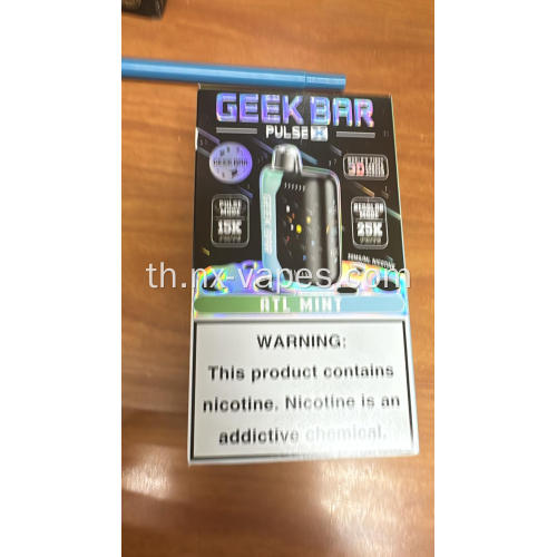 ชาร์จ Geek Bar Pulse X 25K Vape แบบชาร์จได้ขายส่ง